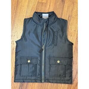 Brooklyn Boys Army Green Puffer Vest Size 4T NWOT